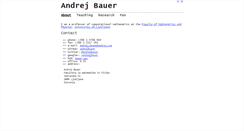 Desktop Screenshot of andrej.com