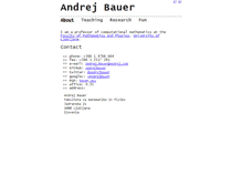 Tablet Screenshot of andrej.com